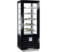 VITRINE POSITIVE VENTILÉE 1 PORTE 5 ÉTAGÈRES VERRE Isotech