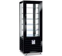 VITRINE POSITIVE VENTILEE 1 PORTE 6 ETAGERES TOURNANTES 360 L