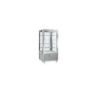VITRINE POSITIVE VENTILEE 5 ETAGERES VERRE