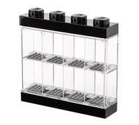 Vitrine pour 8 figurines Noir et transparent