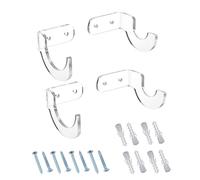 Vitrine pour batte de baseball - Support robuste en acrylique pour batte de baseball | Vitrine horizontale pour objets de collection | 2 supports en acrylique transparent pour chauve-souris 2,36 x