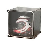 Vitrine Pour Casques Armoire De Rangement Pour Casques De Moto, Boite Acrylique Carrée Etui Protégé Cabinet Protection Stockage Couverture CollectionsPour Vêtements, Sacs, Livres ( Couleur : Zwart , T