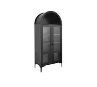 Vitrine Pour Collection Arquée Avec Portes Vitrées Haut 179cm 2 Etagères Réglables