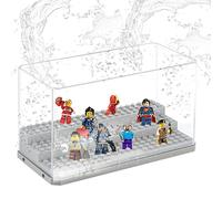 Vitrine pour Collection, Comius Sharp Boîte D'Exposition en Acrylique pour Figurines, Objets De Collection, Rangement À La Maison, Protection Anti-Poussière(Gris)
