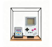 Vitrine pour console LE*GO 72046 Ma*rio Game Boy - Vitrine anti-poussière en acrylique transparent pour jouets et objets de collection (bois, 2 mm)