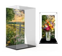 Vitrine pour Lego 10280 Bouquet de Roses, Une Excellente Vente, idéale pour Les collectionneurs ! (sans modèle) (arrière-Plan H)