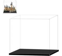 Vitrine pour Lego Harry Potter Château de Poudlard 71043, résistant à la poussière, aux UV, sur Mesure, Cadeau pour Les Amateurs de Lego (Transparent A)