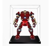Vitrine pour Lego Marvel Hulkbuster 76210 - Étanche à la poussière et aux UV - Sur mesure - Cadeau pour les amateurs de modèles (3 mm)