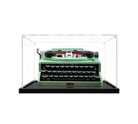 Vitrine pour machine à écrire LE*GO 21327 - En acrylique transparent - Boîte de rangement anti-poussière - Noir - 2 mm