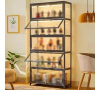 Vitrine Pour Objet De Collection,vitrine Transparente Bois,vitrine En Acrylique,vitrine En Acrylique Pour Collection,vitrine En Acrylique Multifonctionnelle Anti-poussière,etagere Transparente Salon