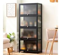 Vitrine Pour Objet De Collection,vitrine Transparente Bois,vitrine En Acrylique,vitrine En Acrylique Pour Collection,vitrine En Acrylique Multifonctionnelle Anti-poussière,etagere Transparente Salon