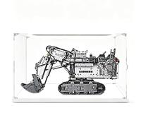 Vitrine pour pelleteuse LEGO Technic Liebherr R 9800 RC (ensemble 42100) - Couverture transparente anti-poussière (modèle non inclus) (B)
