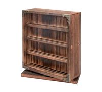 Vitrine Pour Pièces De Monnaie - Visualisation Double Face Réglable À 360 Degrés Pour Les Vétérans | Support Rotatif À Quatre Rangées | Disposition À 2 Rainures, Base Équilibrée De 285 G, Grain Solide