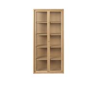 Ferm Living Vitrine Reed 70x155 cm Natural oak