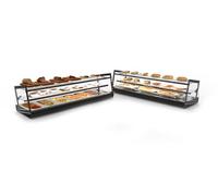 Vitrine Réfrigéré Tapas Bacs GN 1/3 Série Kube avec Groupe à Distance avec Bacs L 850 / 1540 mm