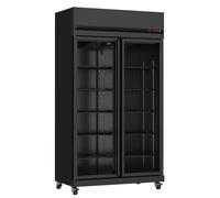 L2G - Vitrine Réfrigérée / +1/+10°C A 32°C - 2 Portes Vitrées - Carrosserie Noire