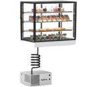 Vitrine Réfrigérée 4 faces Série Cold Integra base 100 avec Groupe Accès Arrière 3 Etagères Sayl 1 G