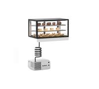 Vitrine Réfrigérée 4 faces Série Cold Integra base 120 avec Groupe Accès Arrière 2 Etagères