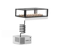 Vitrine Réfrigérée 4 faces Série Cold Integra base 120- avec Groupe - Accès Arrière - Sayl