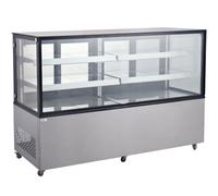 Vitrine réfrigérée à 2 étagères, 610 l, 500 W, 1824 x 677 x 1230 mm