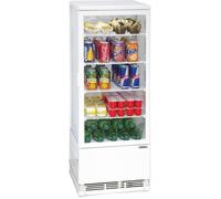 Vitrine Réfrigérée à Poser - Casselin - 98 Litres - Blanc - Froid Ventilé