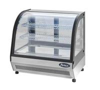 Vitrine Réfrigérée à Poser - Vitre Bombée - 110 Litres - Atosa