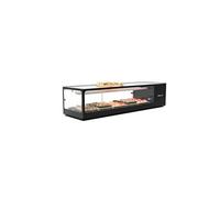 Vitrine réfrigérée Bacs GN 1/3 serie Logic Sushi sans bacs 1320 / 1680 mm