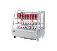 Vitrine Réfrigérée Boissons à Poser 100 litres Blanche