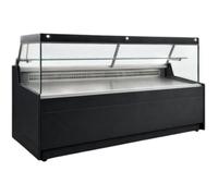 Vitrine Réfrigérée Comptoir 1590 mm - 500L - +2/+5°C - Froid Ventilé - LED - Réserve 1 Porte