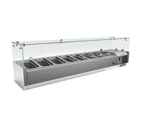 Vitrine refrigerée de comptoir 7x GN 1/4 MCH 4160 - Redfox