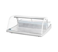 Vitrine réfrigérée de comptoir à poisson Polar Série G 225L