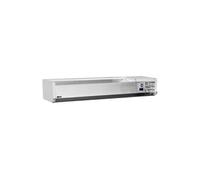 Vitrine refrigerée GN 1/4 140 cm sans soubassement VCH 4140 Redfox
