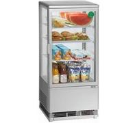 BARTSCHER - Mini vitrine réfrigérée 78L - Argenté