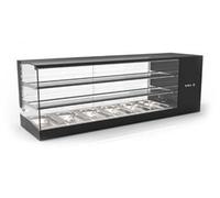 Vitrine Réfrigérée Logic triple de Présentation 1 ou 2 Niveaux 4 GN 1/3x40