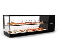 Vitrine Réfrigérée Logic triple de Présentation 1 ou 2 Niveaux 4 GN 1/3x40