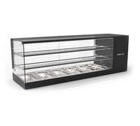 Vitrine Réfrigérée Logic triple de Présentation 1 ou 2 Niveaux - 4 GN 1/3x40 - Sayl