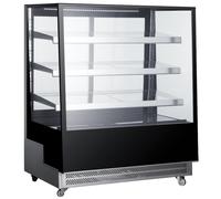 Vitrine réfrigérée mobile 3 étagères LED 650 L
