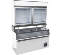 Vitrine Réfrigérée Murale Libre Service Blanche Négative 2 ou 3 Portes Combisteel NC G