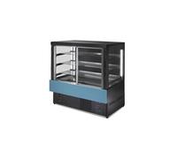VITRINE REFRIGEREE MURALE VITRAGE DROIT POSITIVE +2° / +8°C 2 PORTES