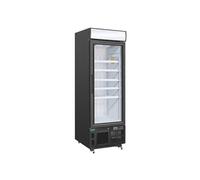 Vitrine réfrigérée négative avec caisson lumineux Série G 412L noire
