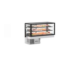 Vitrine Réfrigérée Neutre Série Integra drop-in Cold - Accès Arrière avec 2 Etagères - Sayl