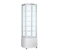 Vitrine réfrigérée panoramique - 280L - 0/+12°C - R290 - LED