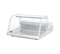 Vitrine inox de comptoir réfrigérée positive POISSONS 175 Litres, 200 W, 220 V - MONO