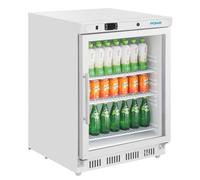 Vitrine Réfrigérée Positive 150L - Dessous de Comptoir - Polar Série C - Blanc