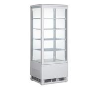 Vitrine réfrigérée positive à poser 98L - R600a - température 0/+12°C - déivrage automatique - LED