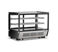 Vitrine réfrigérée positive de comptoir noire 160 Litres PREMIUM - GOLDINOX