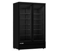 Vitrine réfrigérée positive libre-service - 1081 L - 2 portes battantes - R290 - LED