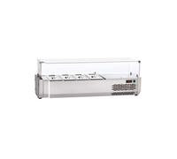 Vitrine Réfrigérée pour Table à Pizza GN 1/4 Largeur 1200 Sofraca https://www.fnac.com/mp48070251/Vitrine-Refrigeree-pour-Table-a-Pizza-GN-1-4-Largeur-1200-Sofraca-R455A-1200x329x457mm/w-4?oref=9be0ba5d-79d8-8254-2731-ede19f070e86