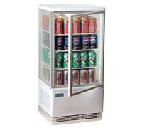 Vitrine Réfrigérée Professionnelle Série C 68 Litres Blanche