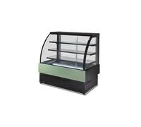 VITRINE RÉFRIGÉRÉE SÉRIE LUXE VITRAGE BOMBÉ POSITIVE +2° / +8°C LARG. 946 MM Isotech